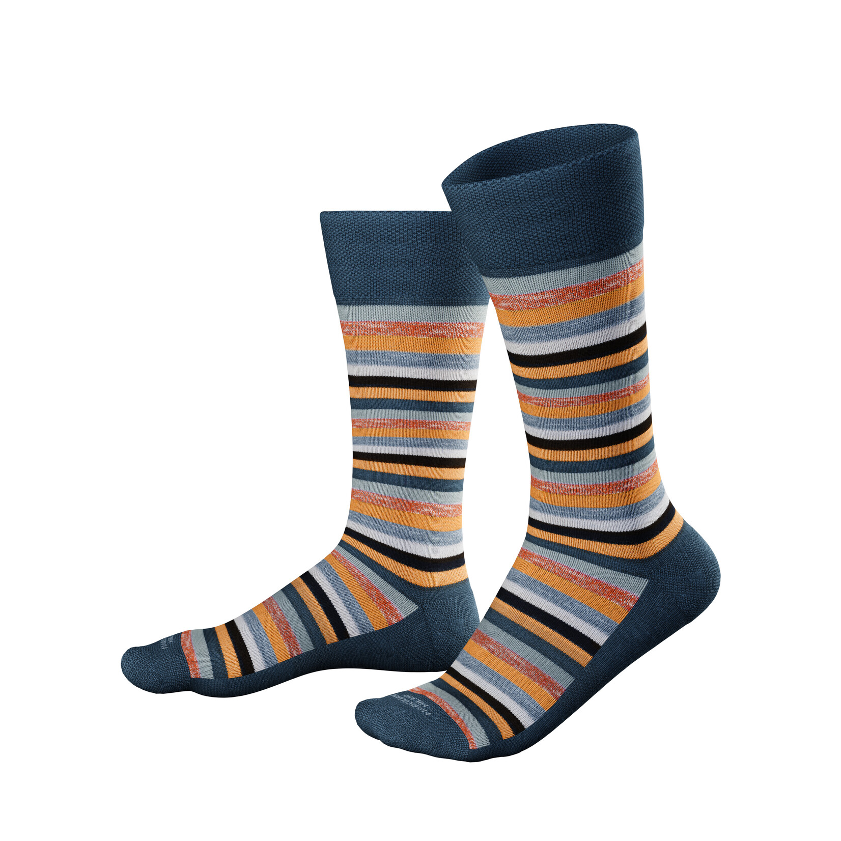 Marcoliani S25 MAR4781T Sneaker Sock Denim Orange