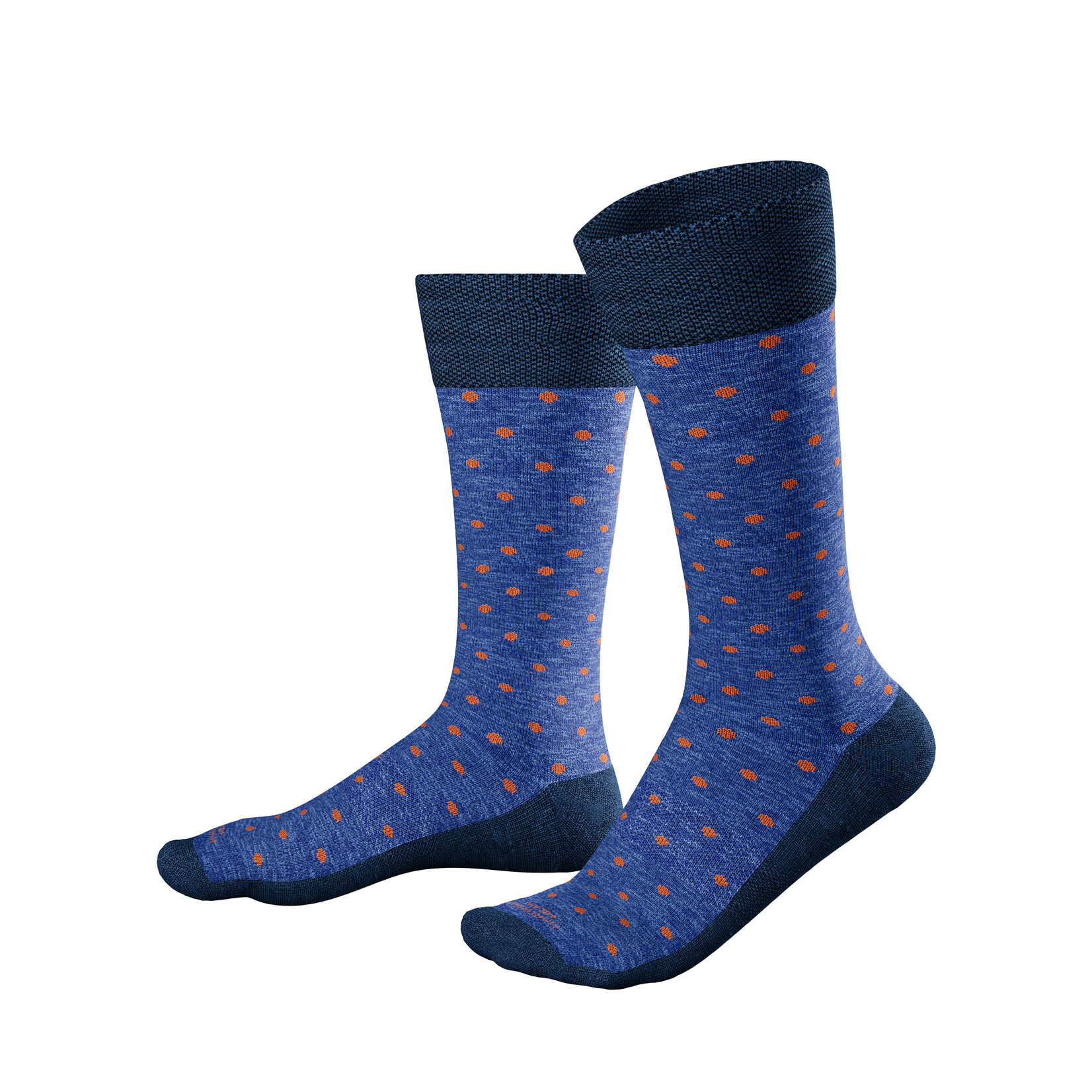 Marcoliani S25 MAR4782T Sneaker Sock Blue Orange