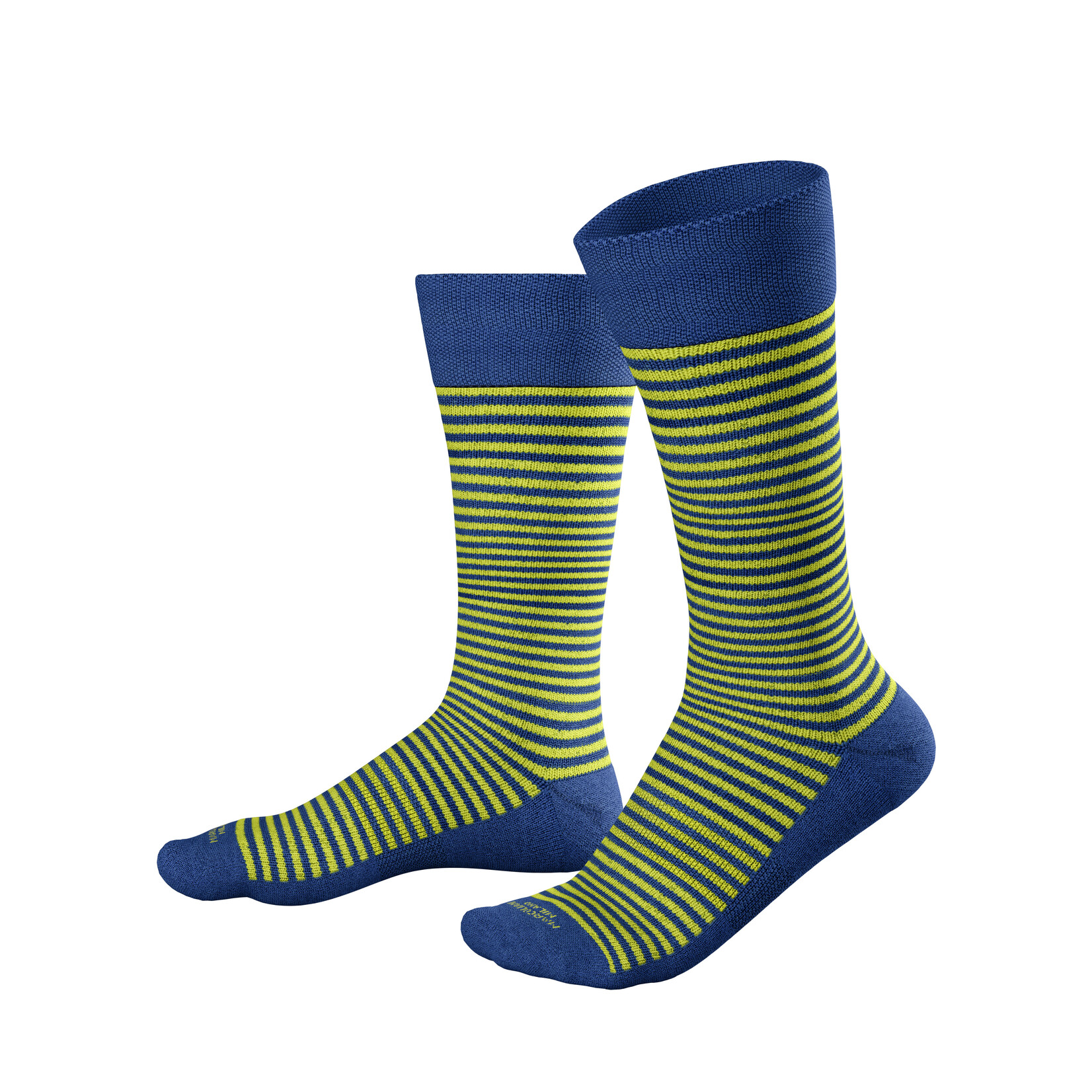 Marcoliani S25 MAR4783T Sneaker Sock Blue Yellow