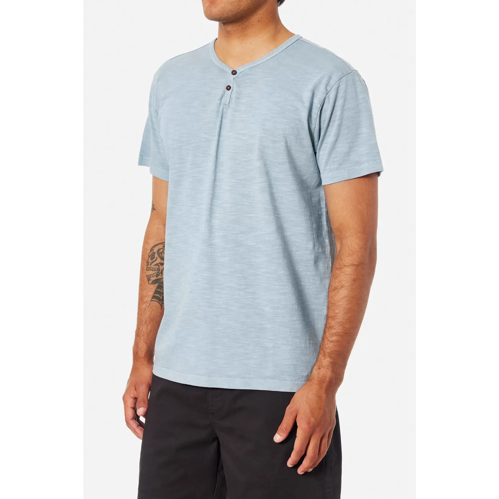 Katin Katin S25 SS25KNFOL SS Henley Tee - Airforce Blue