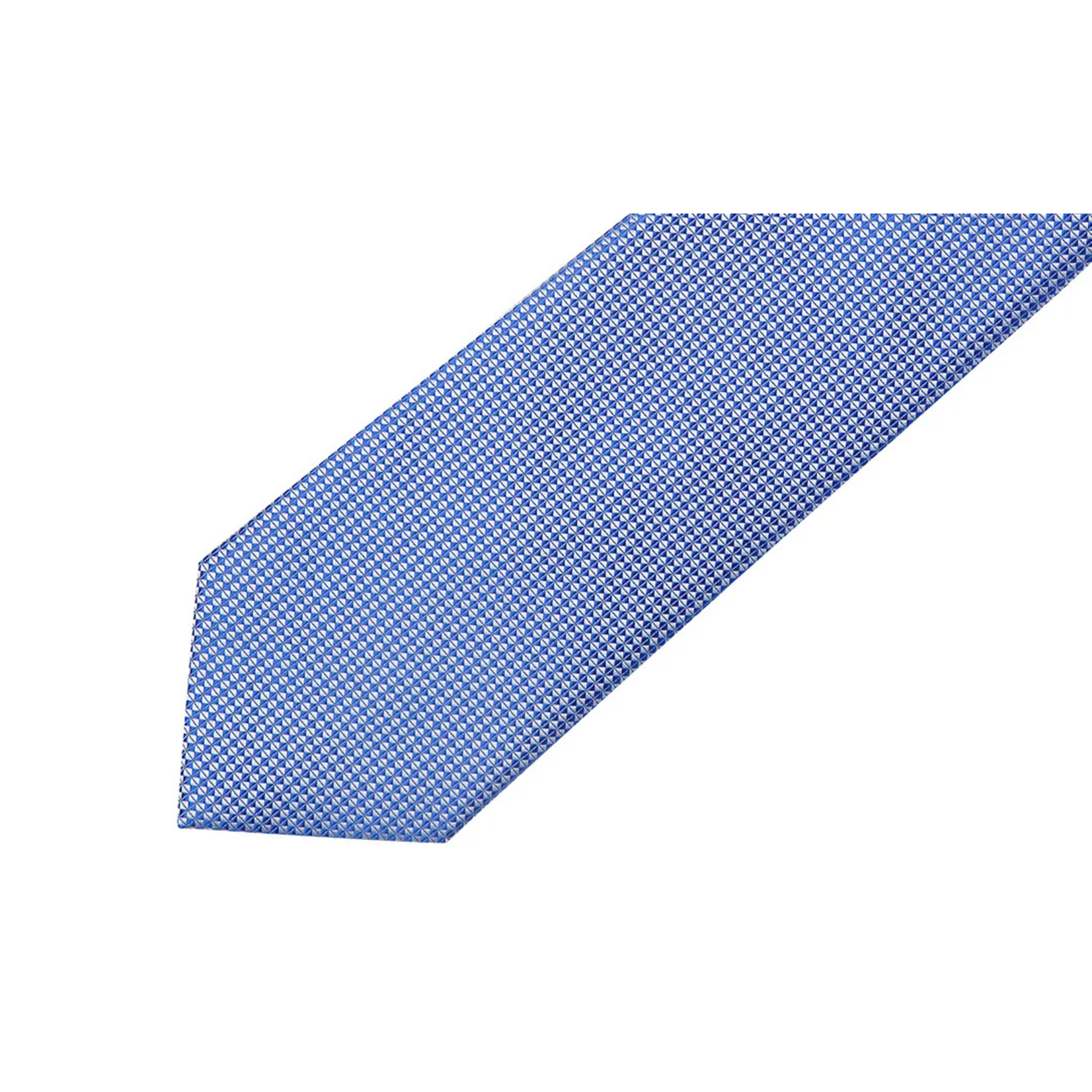 7 Downie Tie - Light Blue Tonal Check - 3" Width MP35-B14A