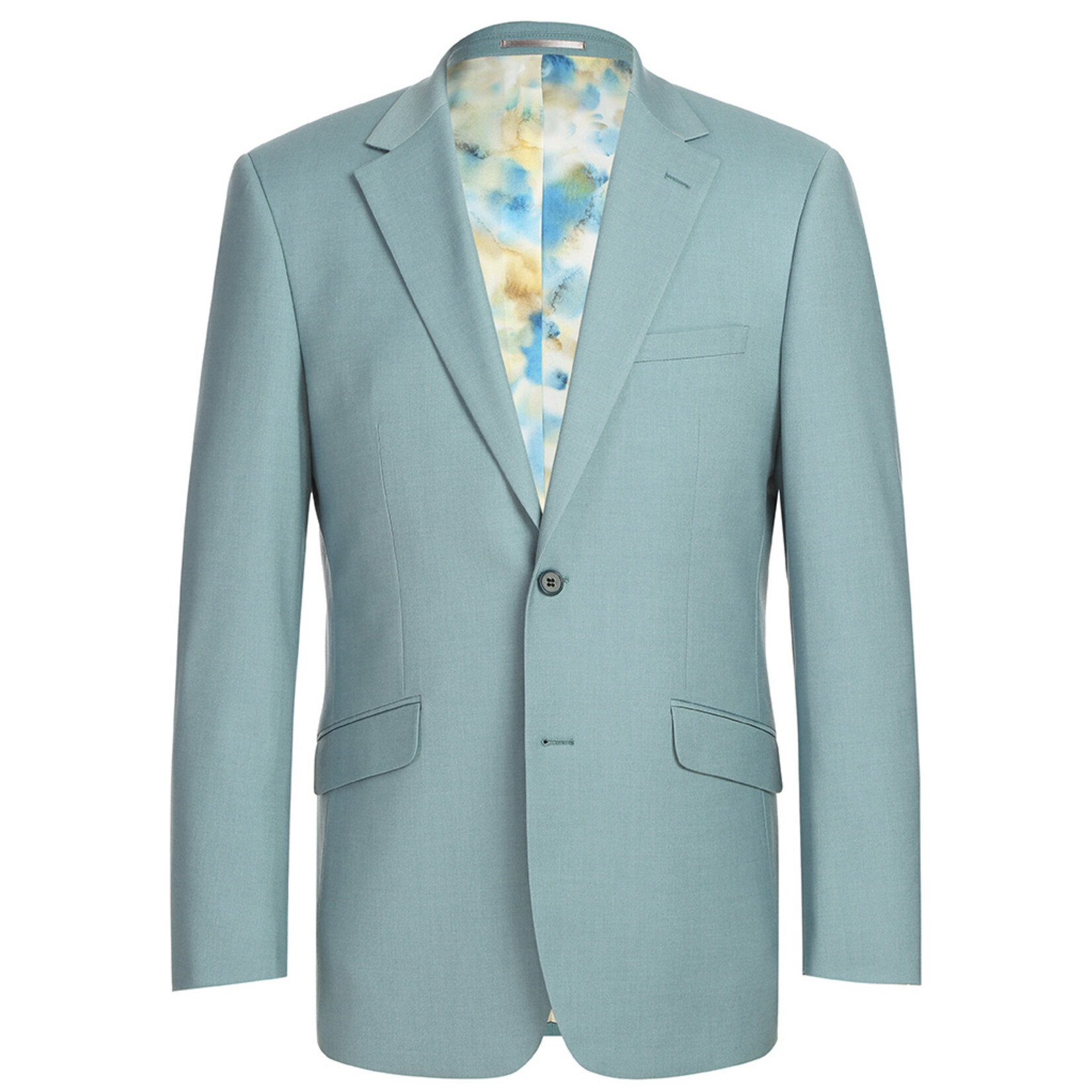 Renoir Slim Fit Suit 201-13 Teal WEB ONLY