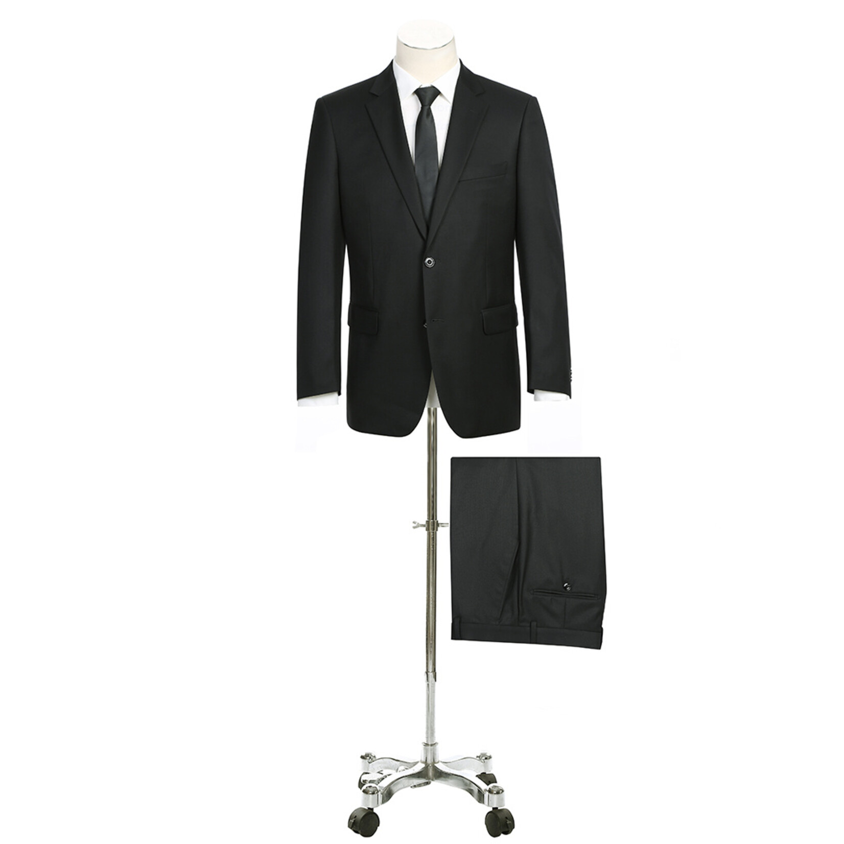 Renoir Classic Fit Suit 201-1 Black WEB ONLY