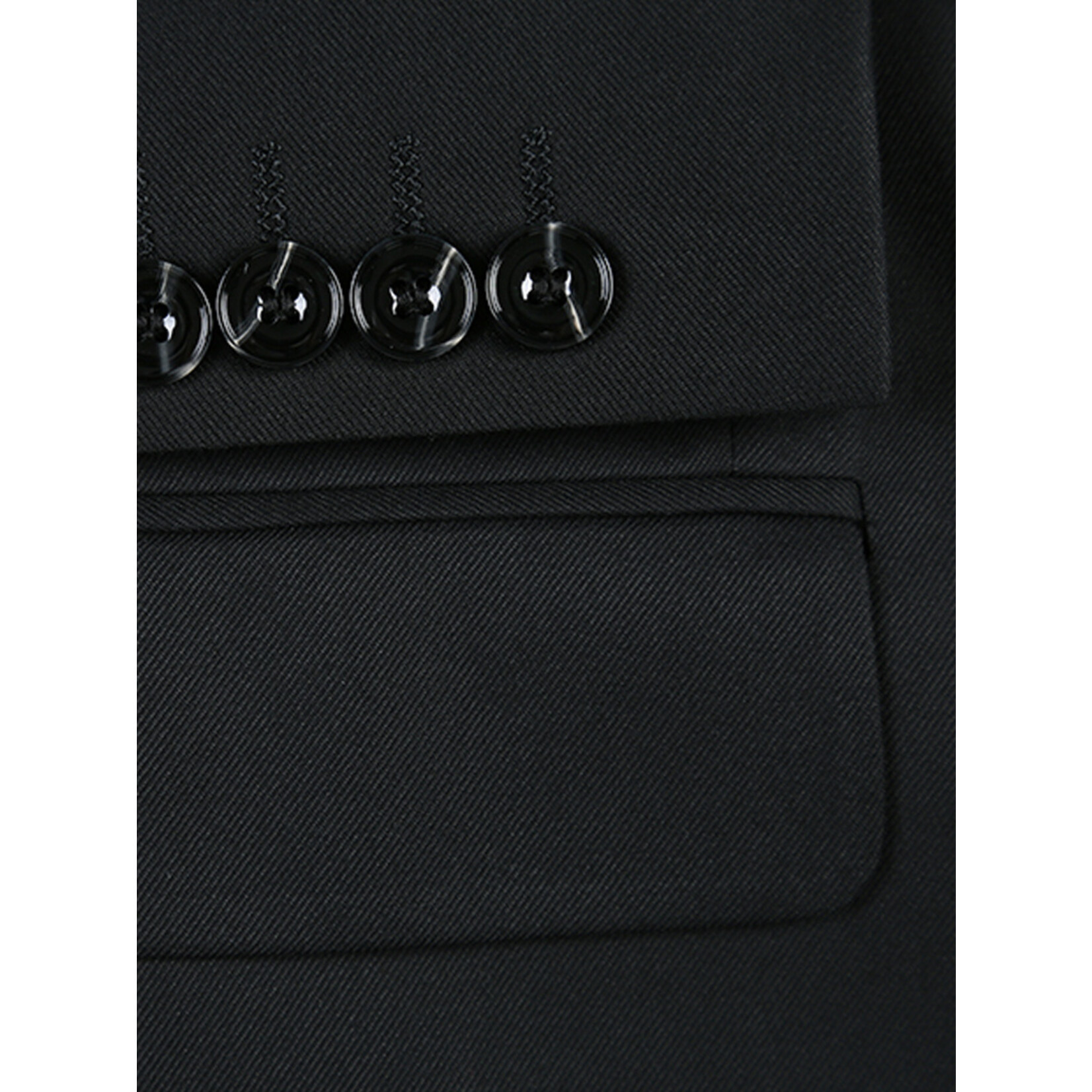 Renoir Classic Fit Suit 201-1 Black WEB ONLY