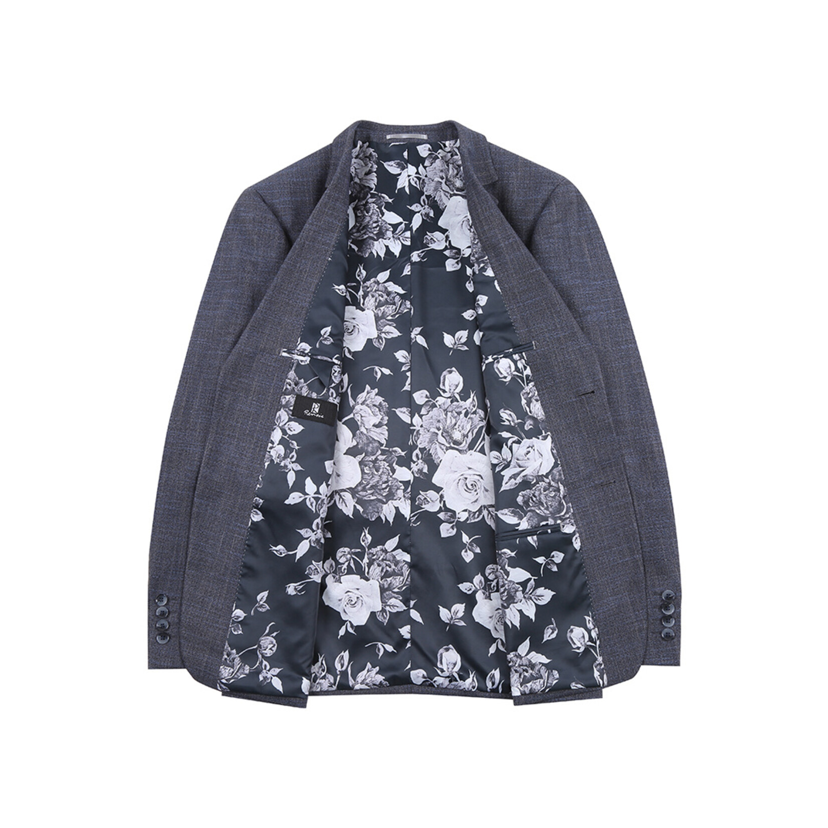 Renoir Slim Pattern Suit 242-21 Web Only