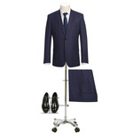 Renoir Slim Pattern Suit 242-22