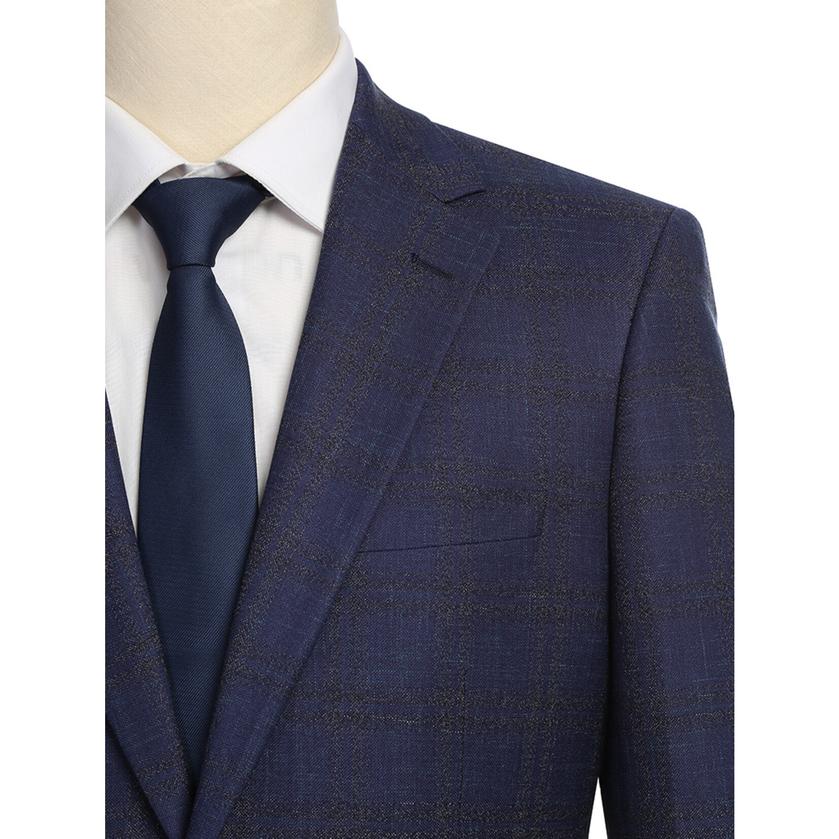 Renoir Slim Pattern Suit 242-22 Web Only