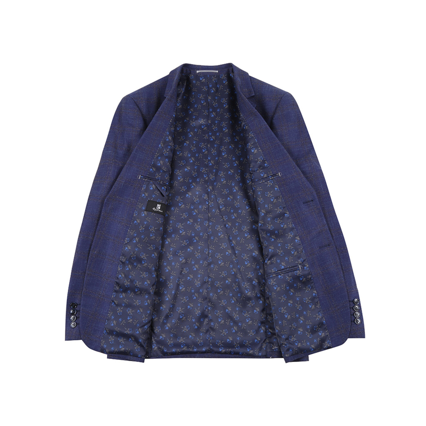 Renoir Slim Pattern Suit 242-22 Web Only