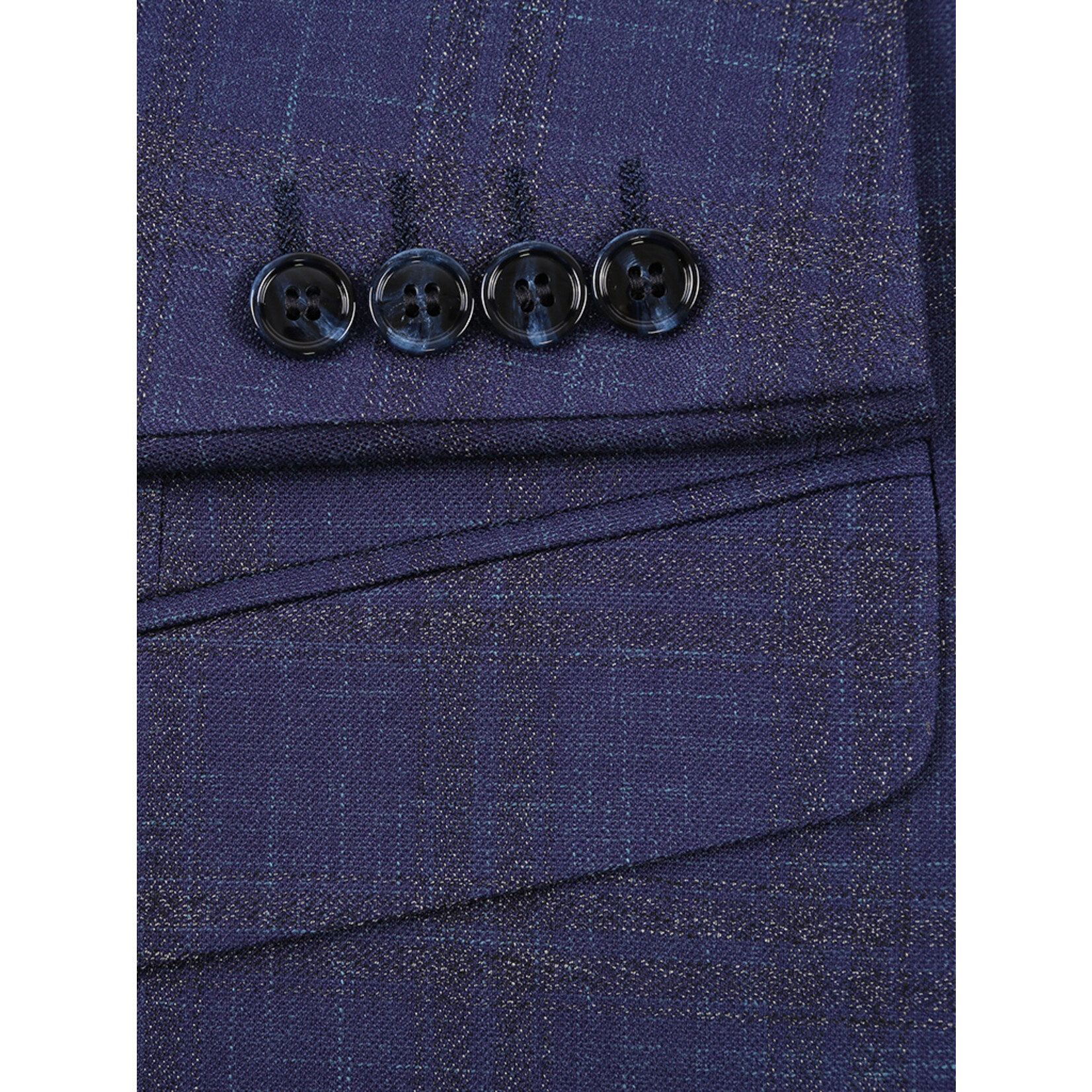 Renoir Slim Pattern Suit 242-22 Web Only