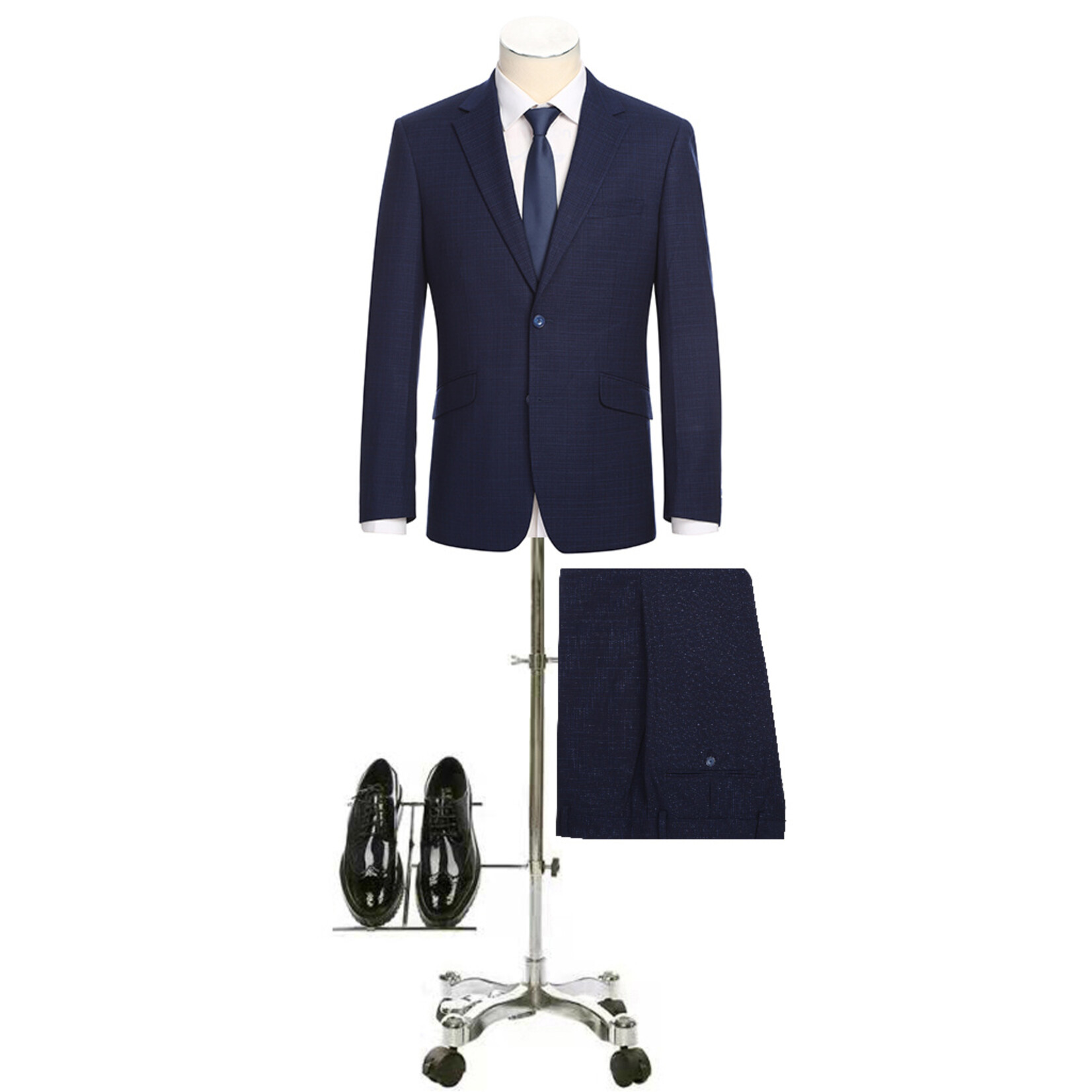 Renoir Slim Pattern Suit 242-24 Web Only