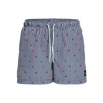 Jack & Jones Navy Mini Stripe Swim Short