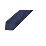 7 Downie Tie - Navy Tonal Paisley - 3" Width - MP34-B7