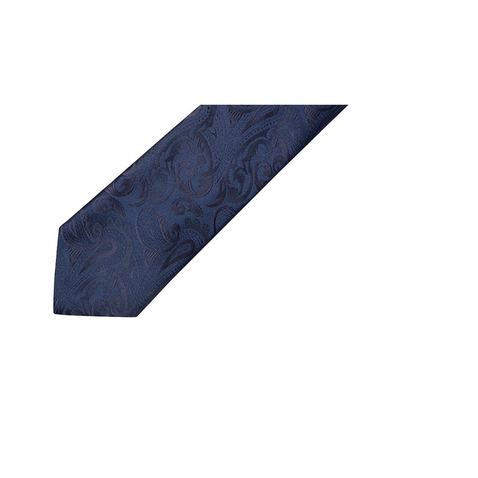 7 Downie Tie - Navy Tonal Paisley - 3" Width - MP34-B7