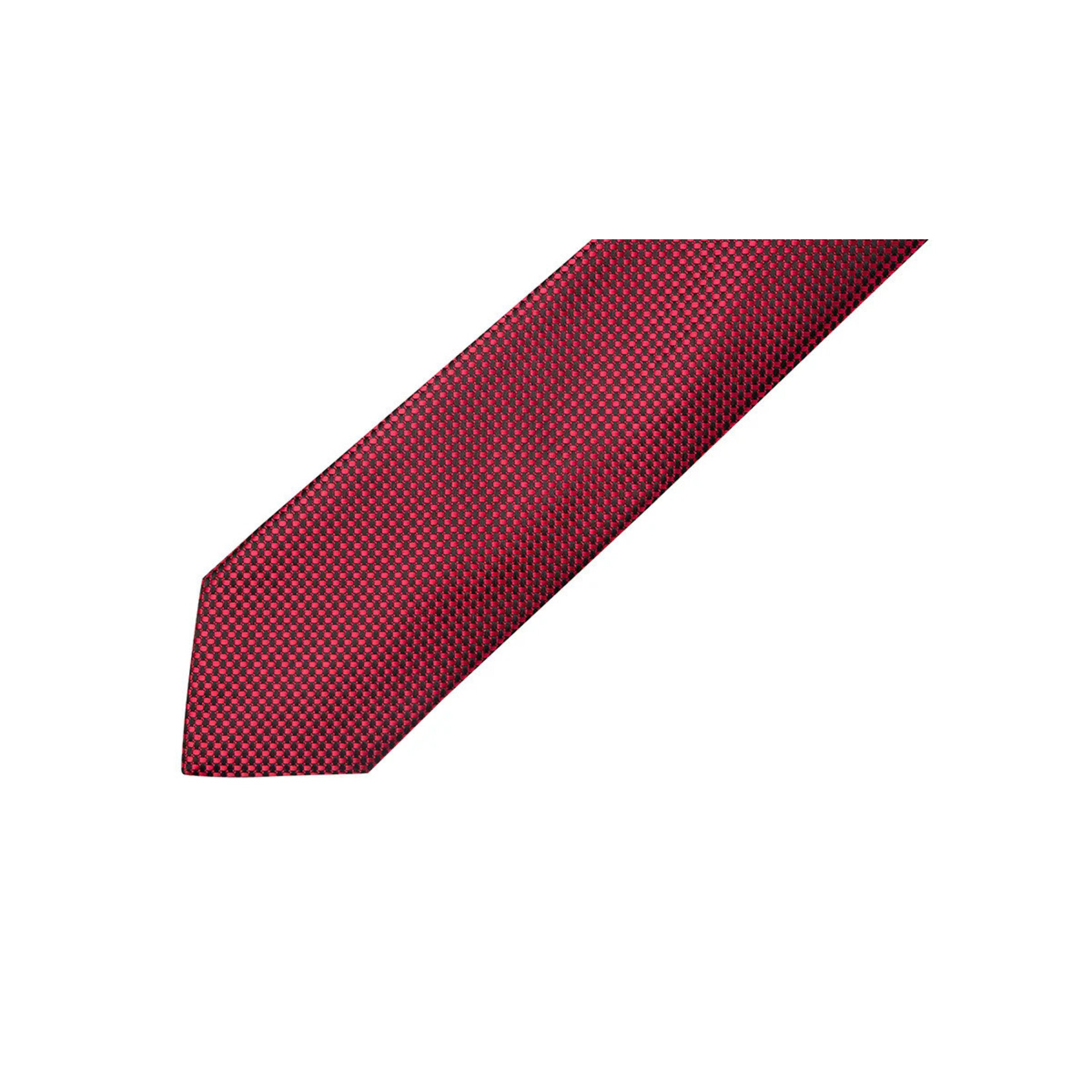 7 Downie Tie - Dark Red Dot Pattern- 3" Width - MP33-B35