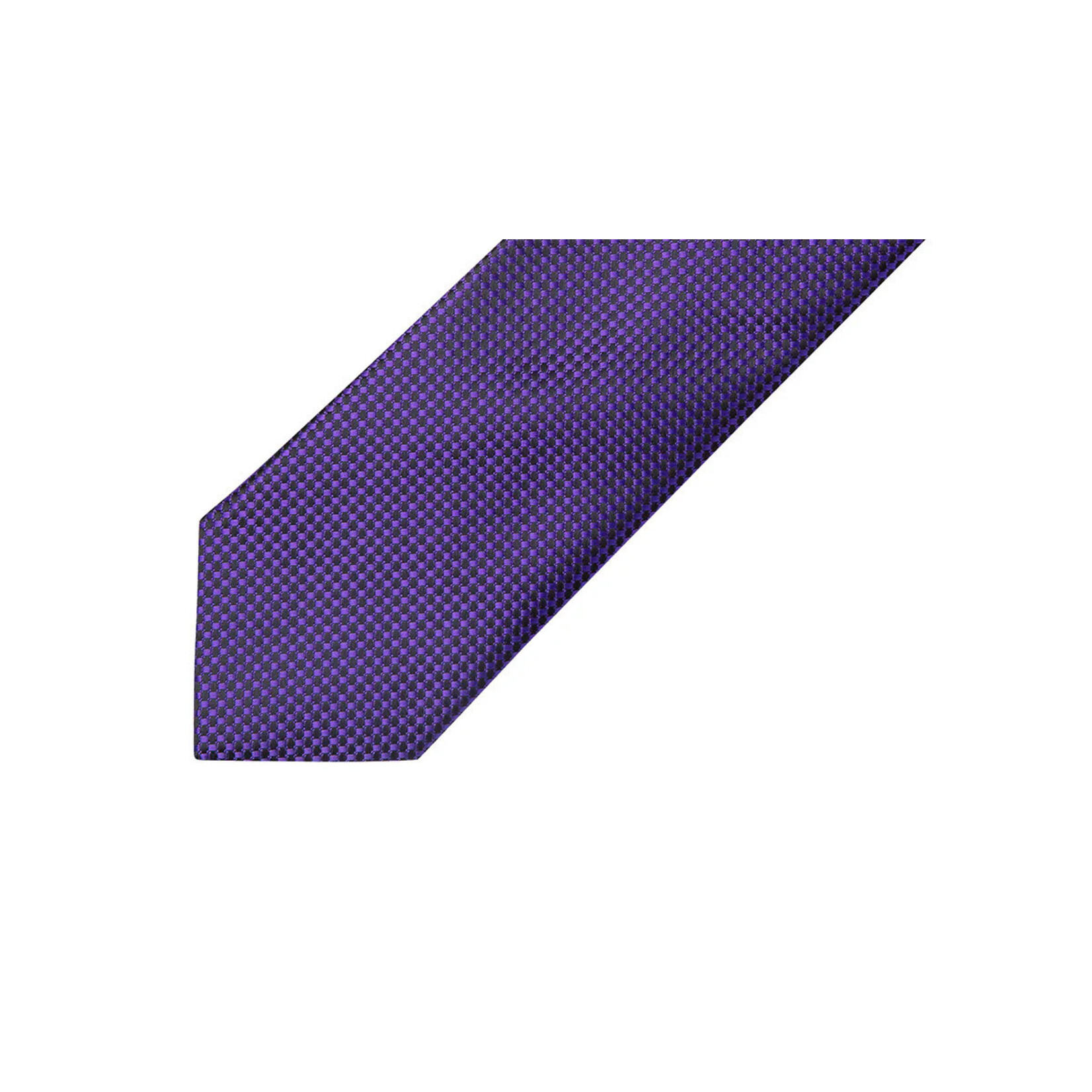 7 Downie Tie - Purple Tonal Check - 3" Width - MP33-B97