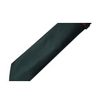 7 Downie Tie - Dark Green Tonal Dot Pattern - 3"Width - MP33-B331