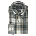 Viyella 655444 L/S 80/20 BD Shirt - 5498 Sage Green