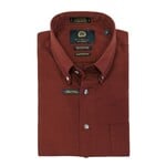 Viyella 255401 Solid BD 80/20 Shirt Burgundy 4698