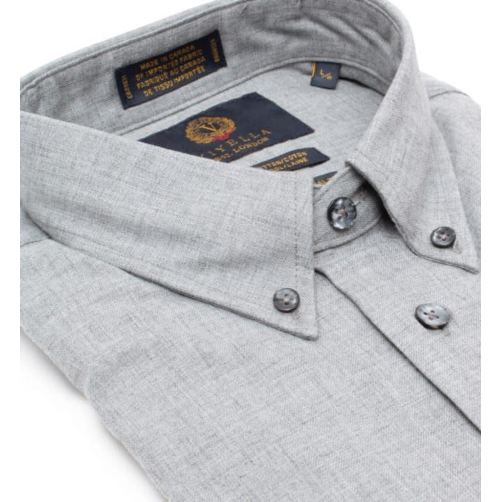 Viyella 255401 Solid BD 80/20 Shirt Flannel 3798