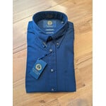 Viyella 255401 Solid BD 80/20 Shirt Navy 1598