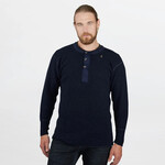 Stanfield's Stanfield's 1328 Wool Henley - Midnight Blue B74