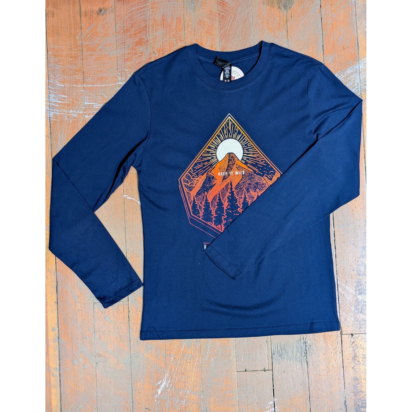 Attraction F25 L/S Keep it Wild - Navy