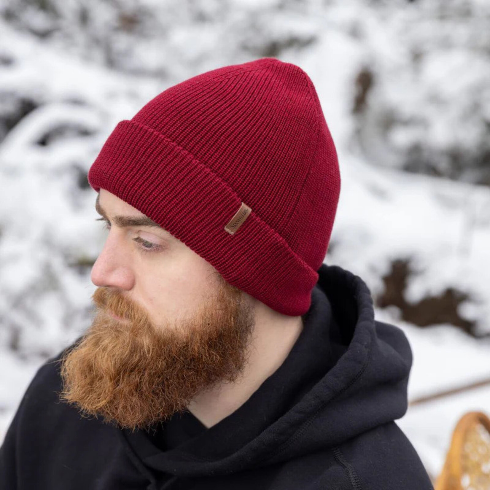 Stanfield's Stanfield's 1321 Merino Wool Rib Toque 489 Port