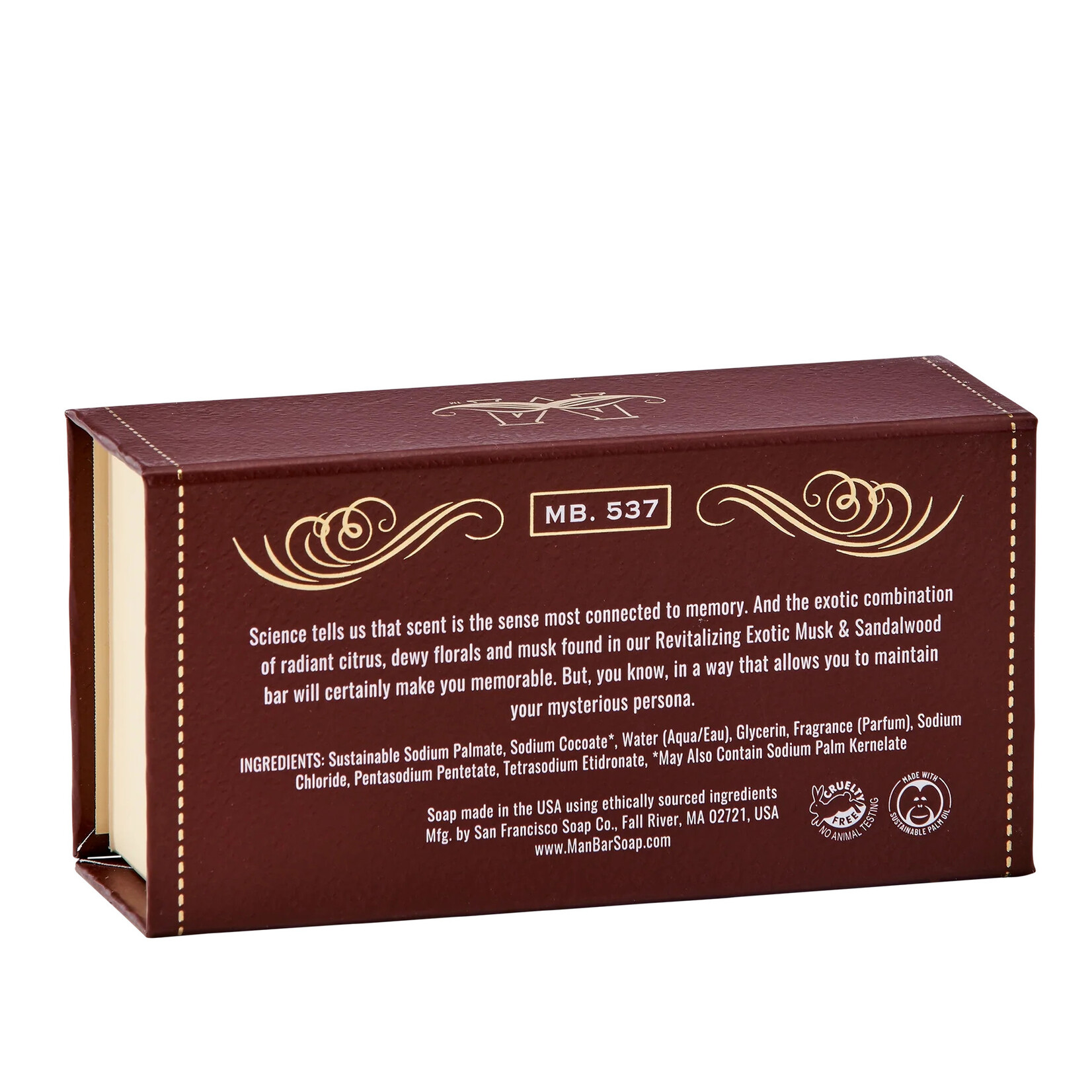 Man Bar The Man Bar Soap 10oz - Exotic Musk + Sandalwood