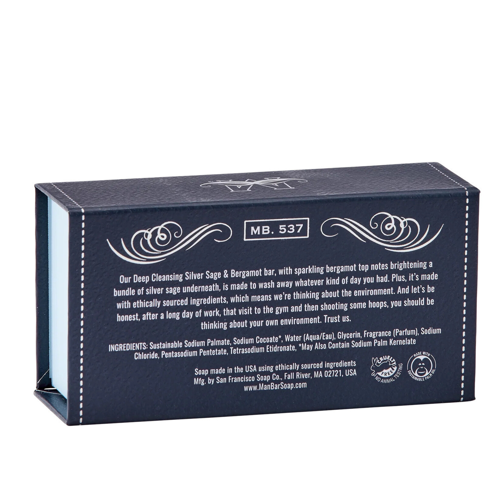 Man Bar The Man Bar Soap 10oz - Silver Sage + Bergamot