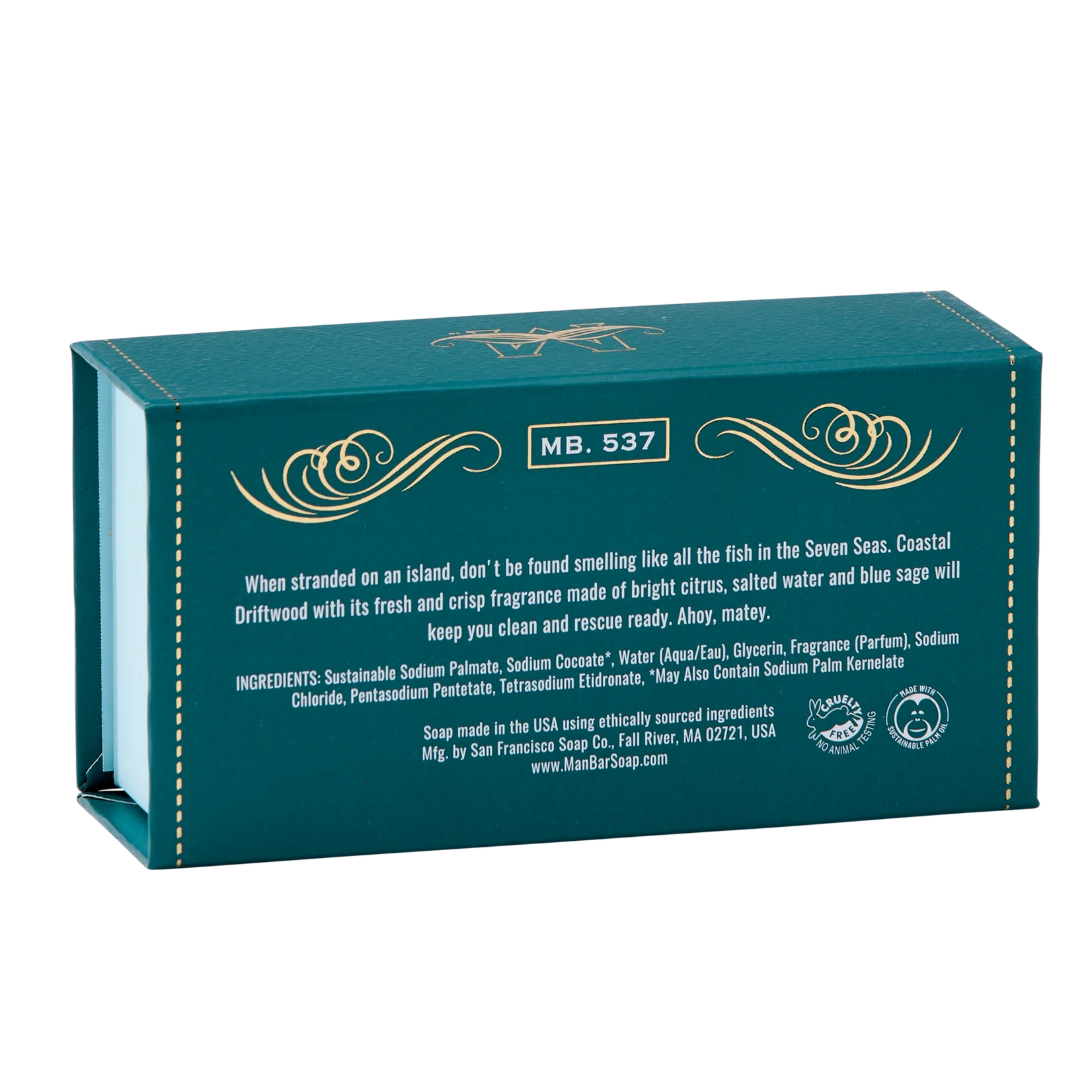 Man Bar The Man Bar Soap 10oz - Coastal Driftwood Frangrance