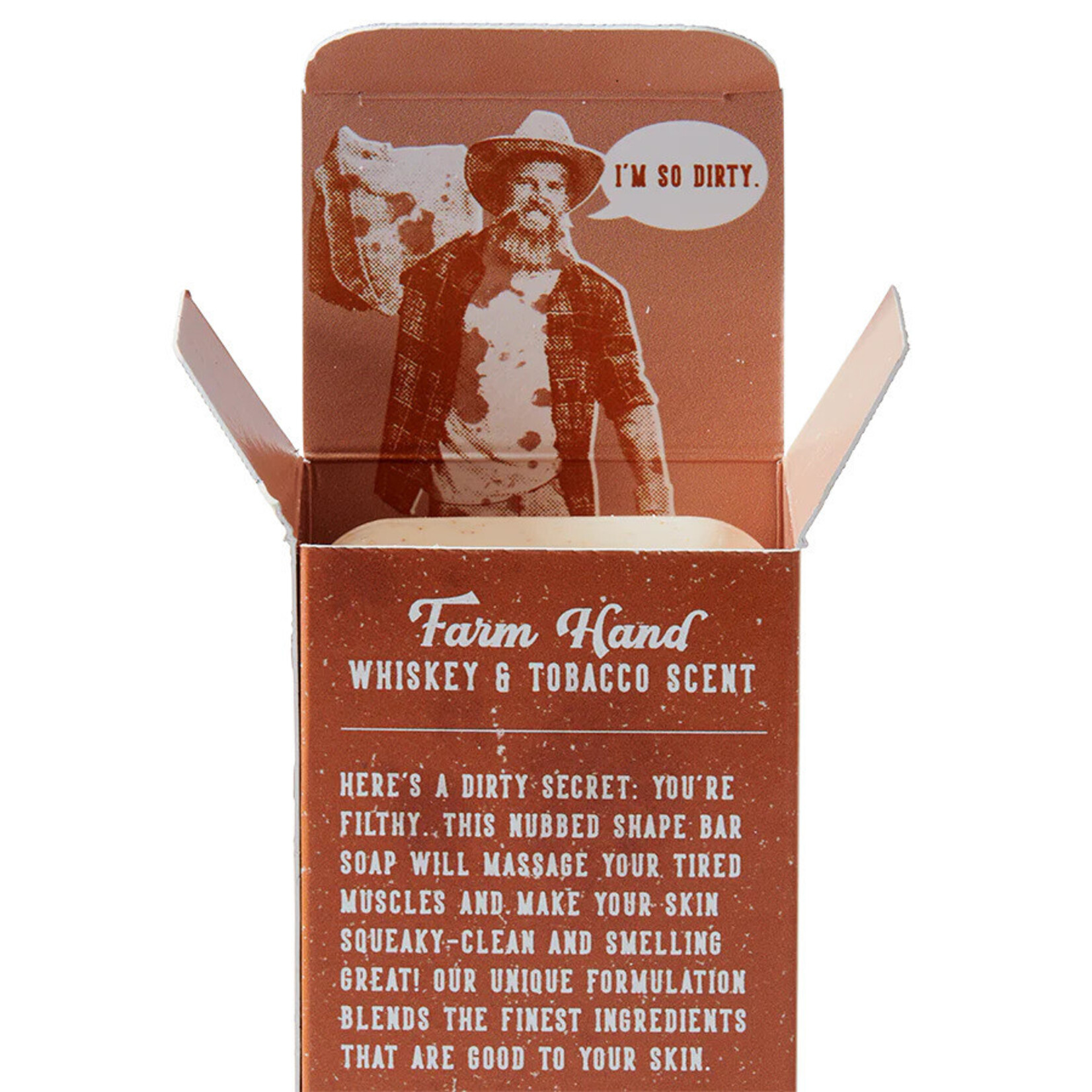Man Bar Fifthy Man Bar Soap - Whiskey & Tobacco Scent