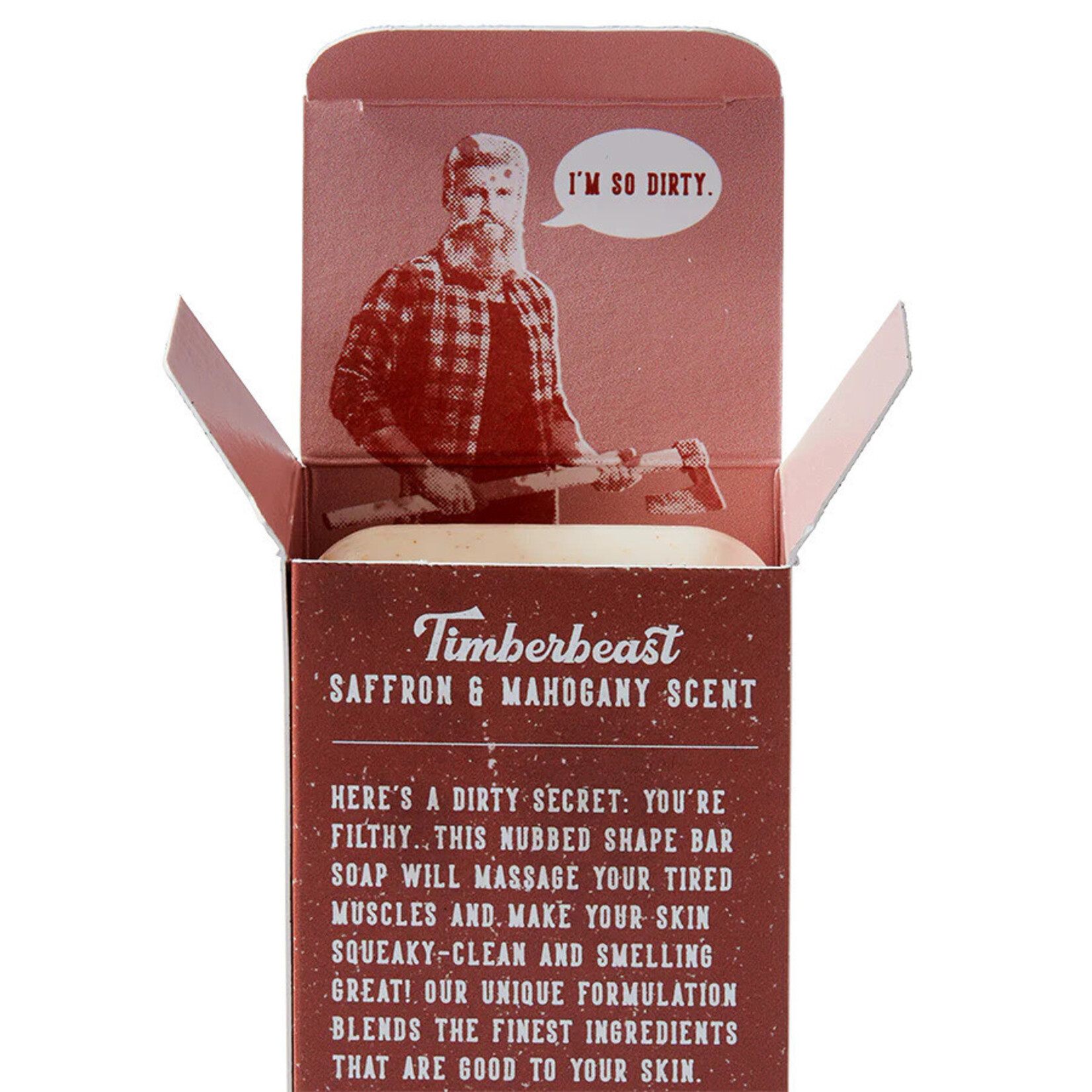 Man Bar Fifthy Man Bar Soap - Saffron & Mahogany Scent