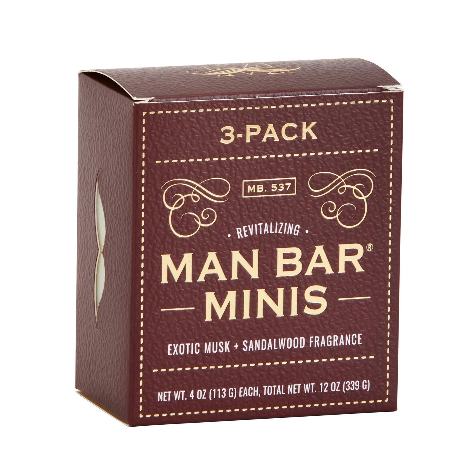 Man Bar Man Bar Minis 3-Pack Exotic Musk + Sandlewood Frangrance