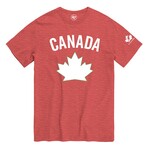 Team Canada IIHF '47 Brand Fan T-Shirt - Dark Heather Red