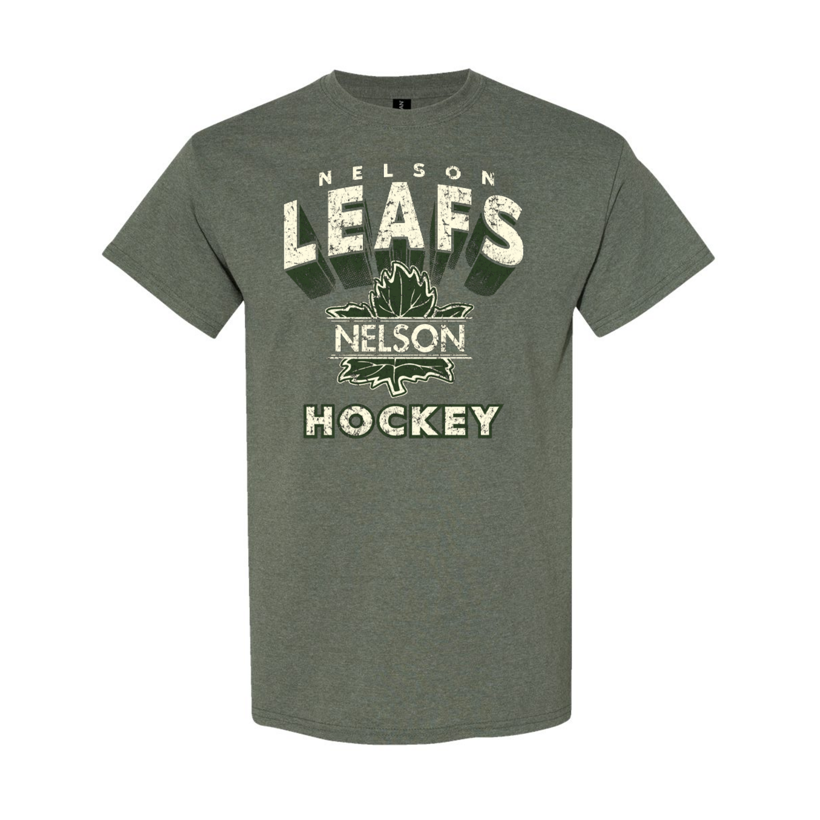 Nelson Leafs Nelson Leafs Rising Star T-Shirt - Heather Green