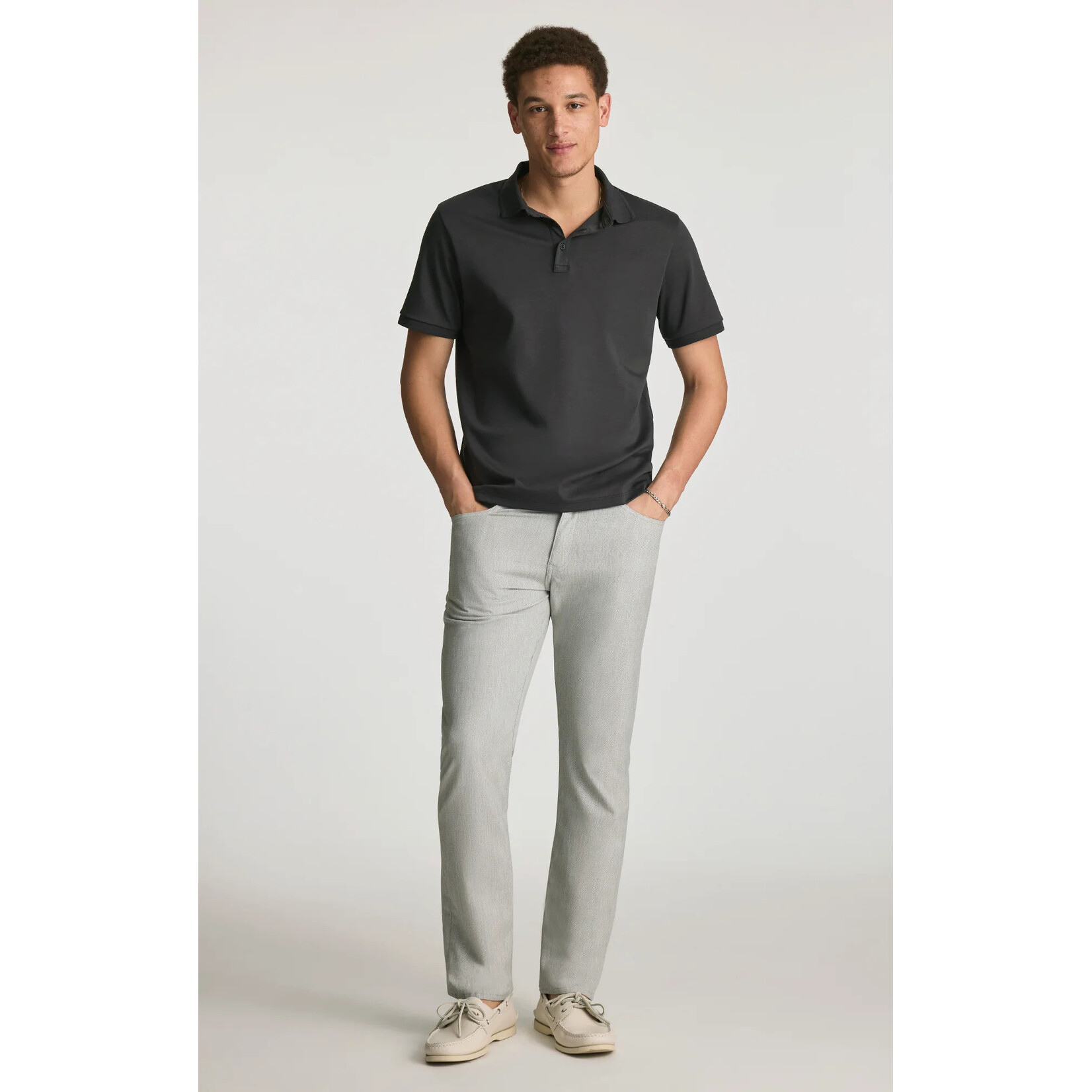 Mavi MAVI Marcus Slim Straight Leg Pant - Pewter Fancy S26