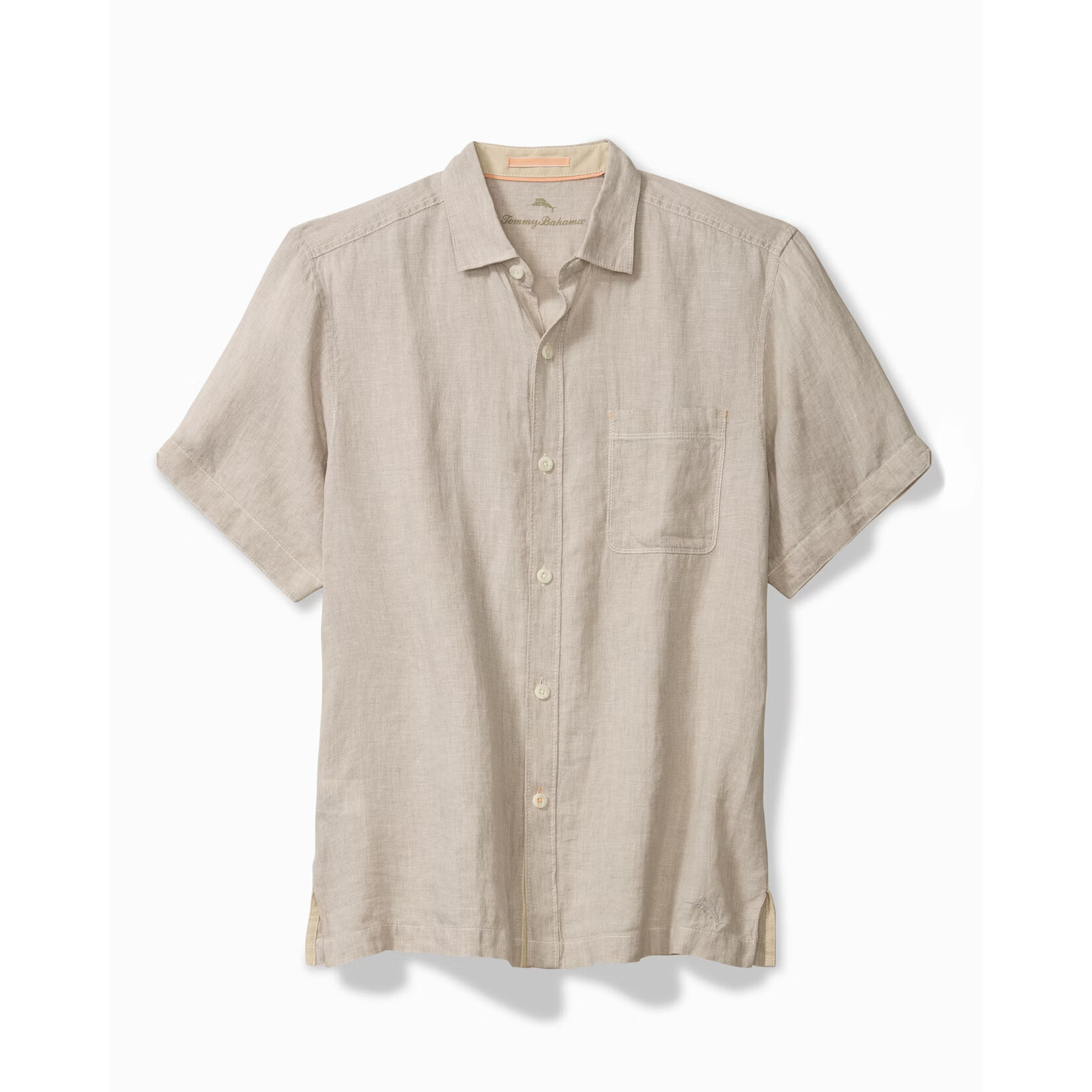 Tommy Bahama  Short Sleeve Linen Breezer-Natural
