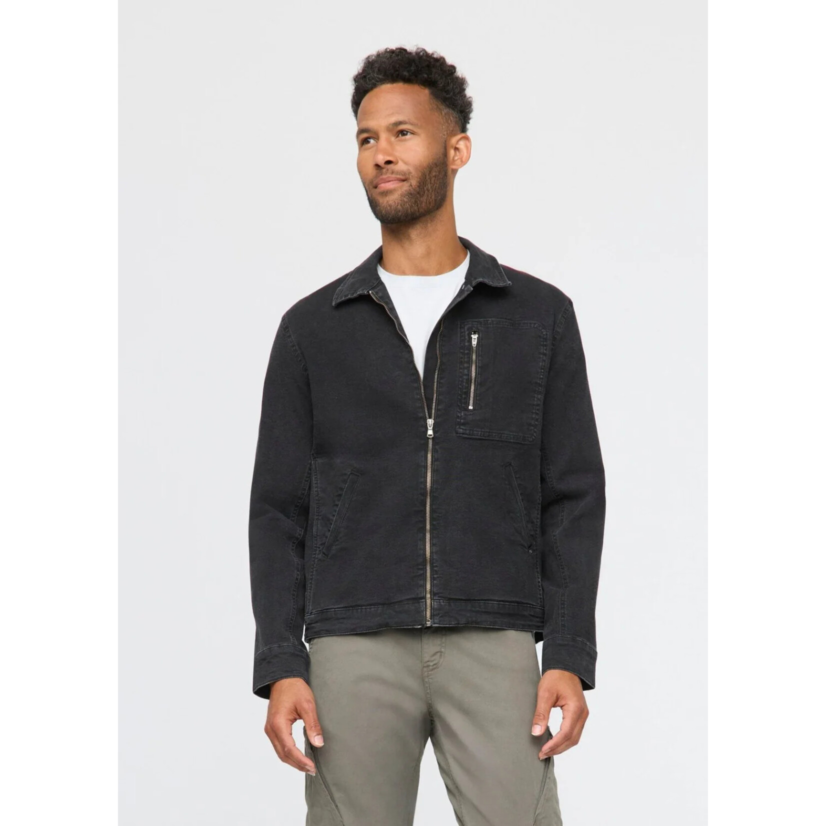 DU/ER DU/ER Stretch Canvas Utility Jacket Black Spruce