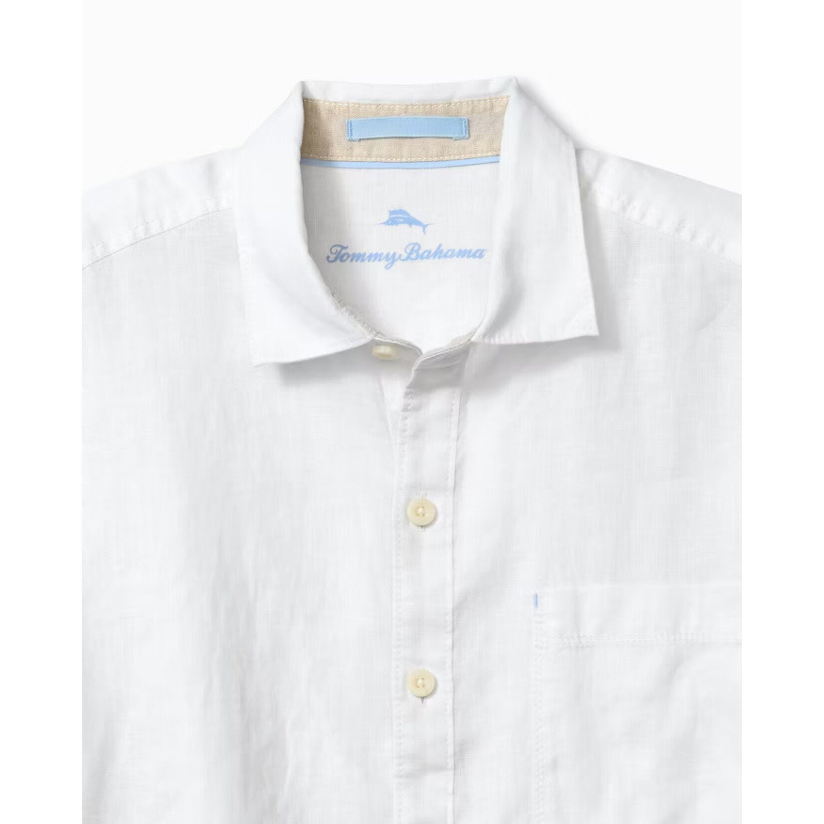 Tommy Bahama Long Sleeve Linen Breezer-White