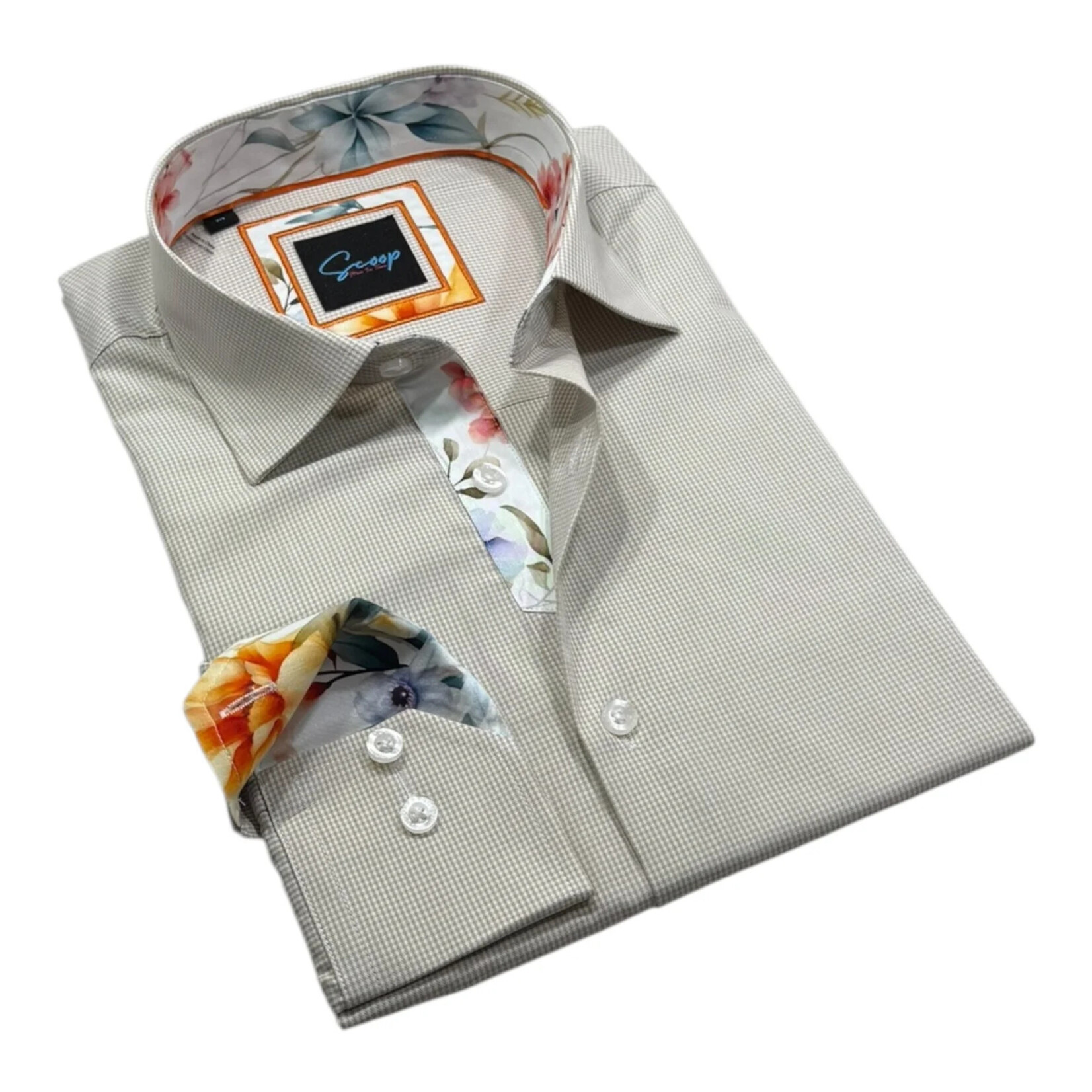 Scoop Kovet Long Sleeve Sportshirt - Tan