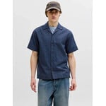 Jack & Jones Short Sleeve Relaxed Shirt - Pagent Blue