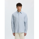 Selected Long Sleeve Linen Blend Shirt 16100084 - Dusty Blue