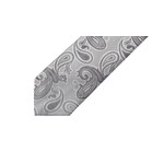7 Downie Mid Grey Tie MP32-B163 - Reg Width 3"