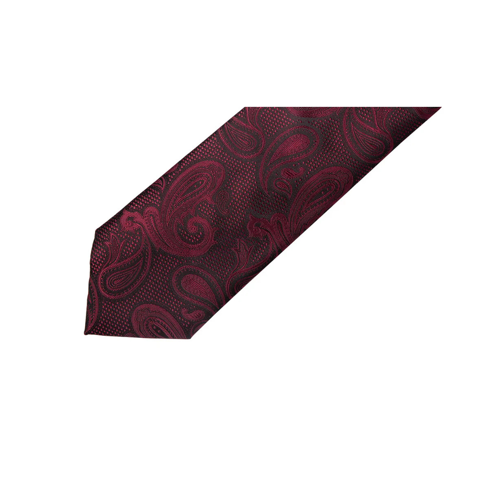 7 Downie Dark Red Tie MP32-B36 - Narrow Width 2.5"