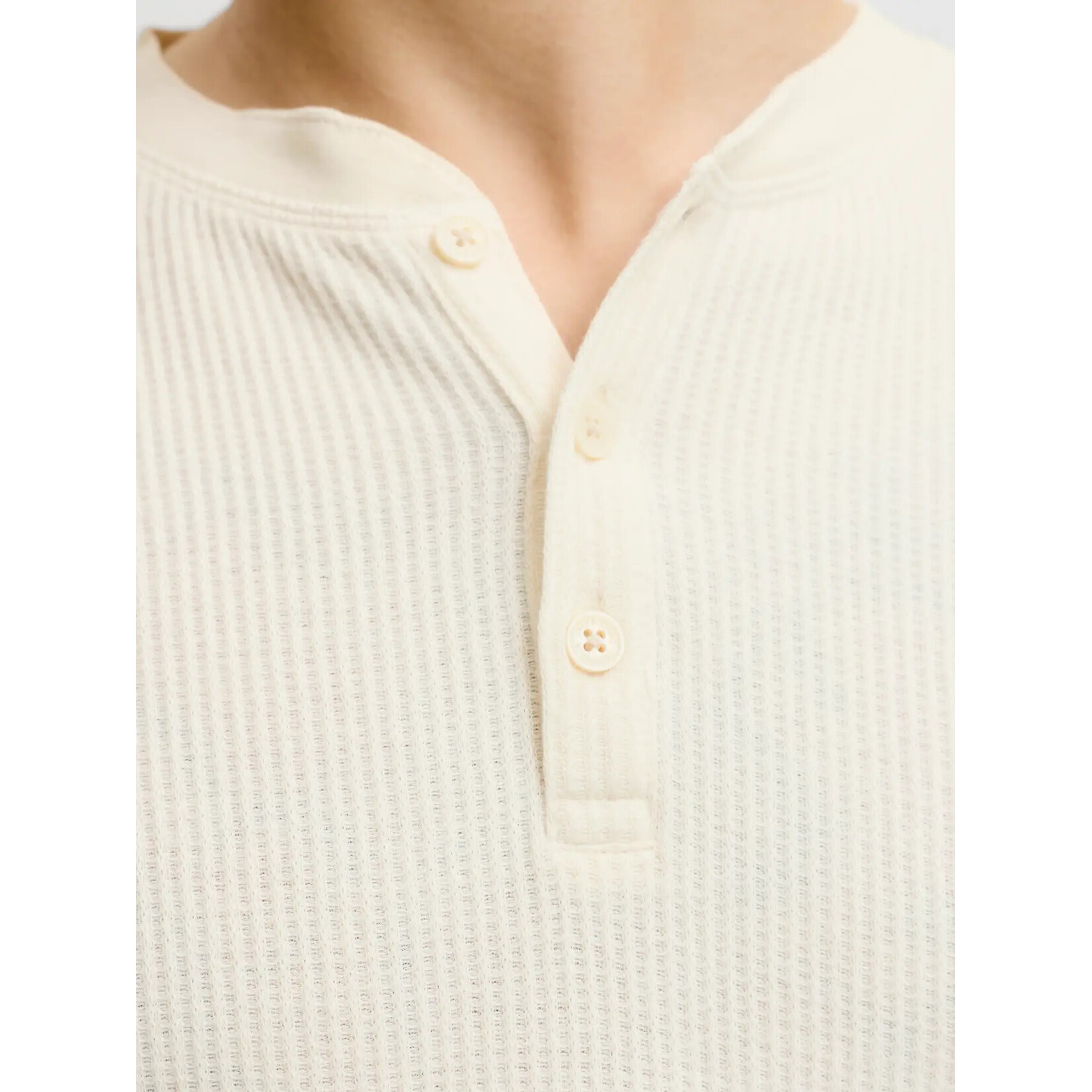 Jack & Jones Henley Antique White 12303085