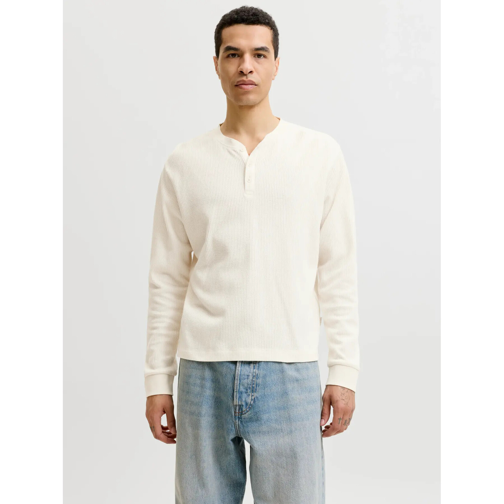 Jack & Jones Henley Antique White 12303085