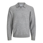 Jack & Jones Sweater Notch Collar 12298398 Lt.Grey