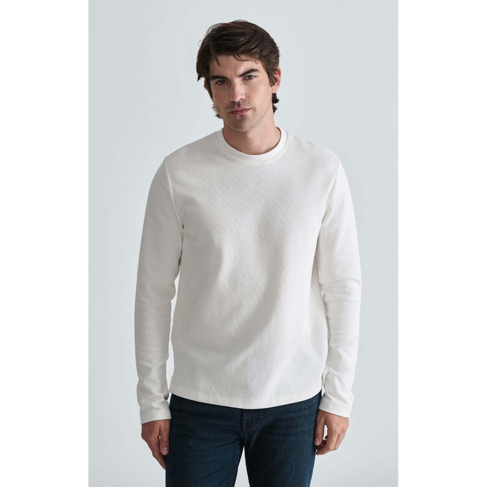 Mavi MAVI Long Sleeve Tee - Antique White
