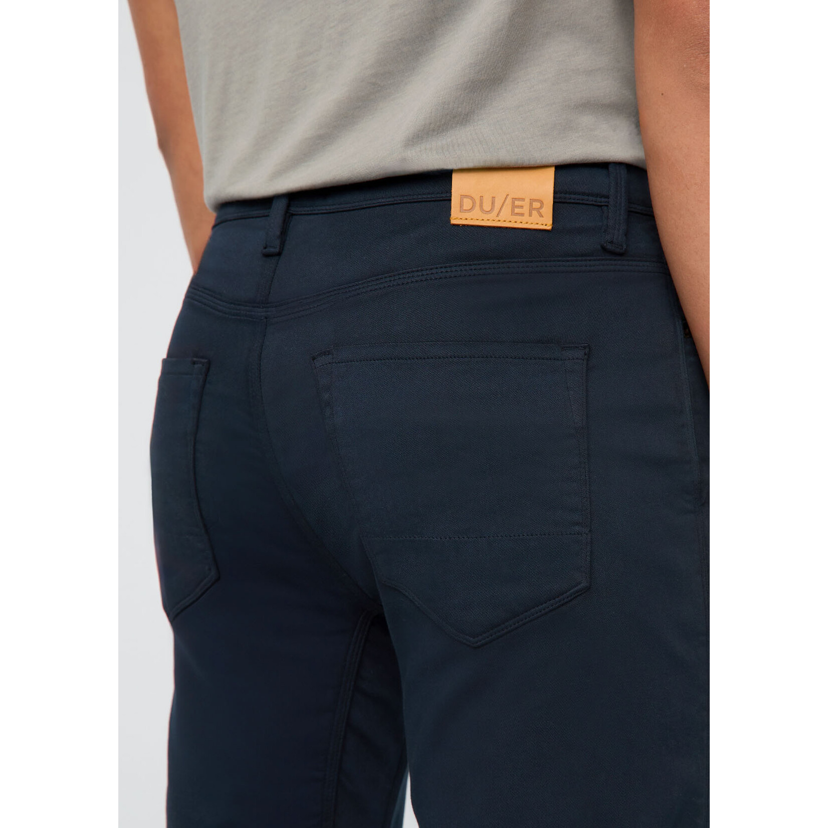 DU/ER DU/ER No Sweat Pant Straight Cut-Navy