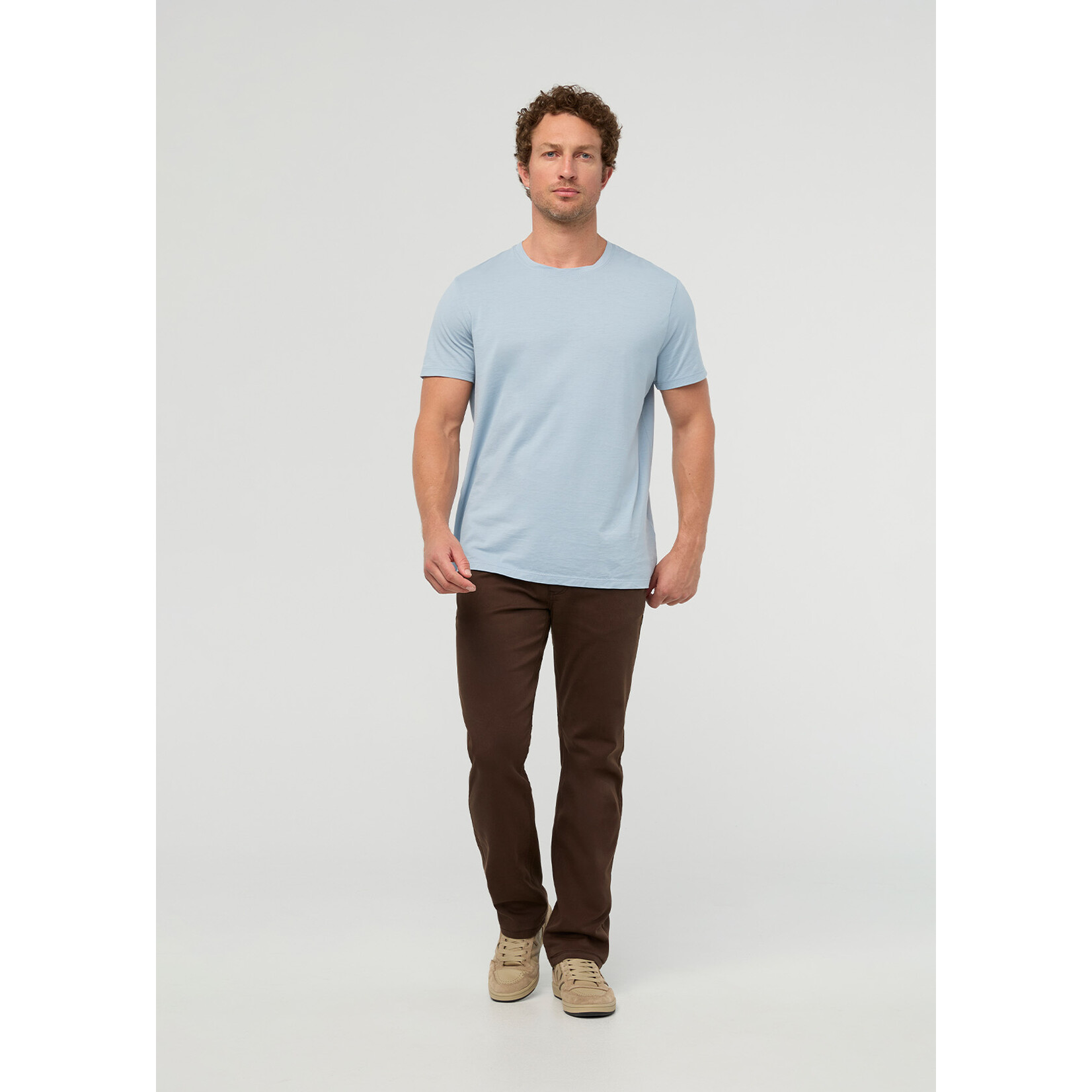 DU/ER DU/ER Pure Pima Tee - Glacier Blue
